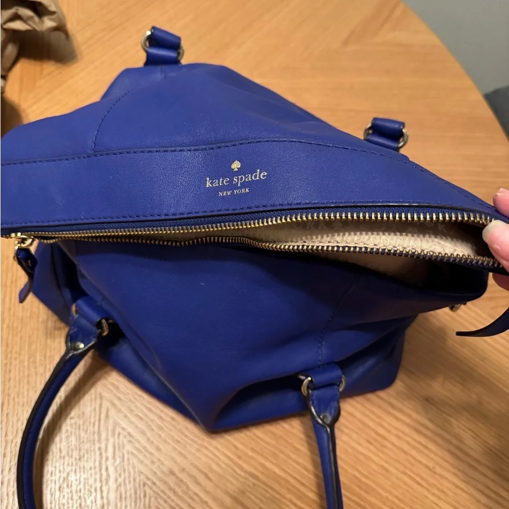 Kate Spade Blue Leather Women's Bag - Picture 9 of 10